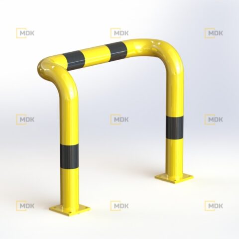 Obloukový nárazník visutý QPS02 Ø76x3, délka 700 mm, výška 600 mm