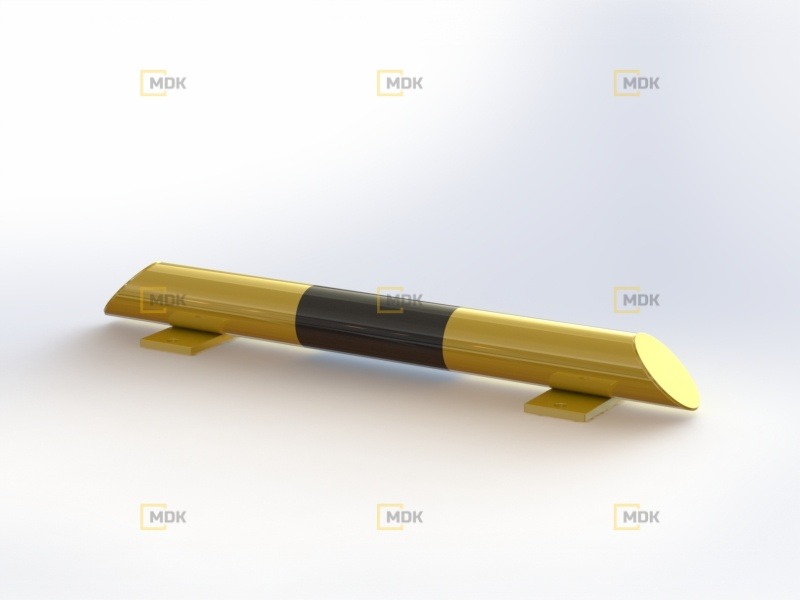 Nízký nárazník rovný QW02 Ø76x3, délka 800 mm