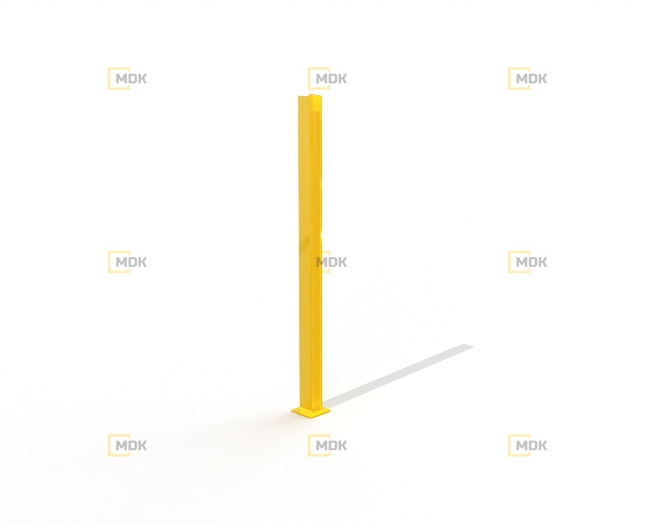 Nosný sloup pro zábradlí MVZ HEB100, výška 2000 mm