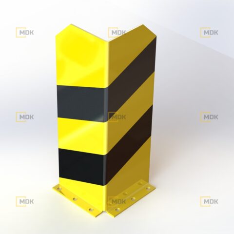 Regálový nárazník QRL02 200x200 mm, výška 600 mm