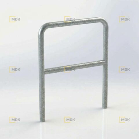 Silniční zábradlí k zabetonování ST02 Ø48x3, 1000x1100 mm